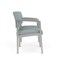 Lesro Lenox Steel 2 Seater with Center Arm, Ash (Blue) Seat, Ash Back, 43.5 W 24.5 L 32 H LS2103 - alternate 3
